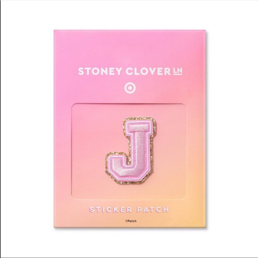 STONEY CLOVER LANE X TARGET Letter J PATCH NWT